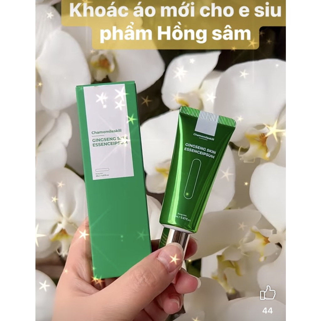 Kem hồng sâm phục hồi da Chamomileskill - Ginseng Red Skin Essenceipsum