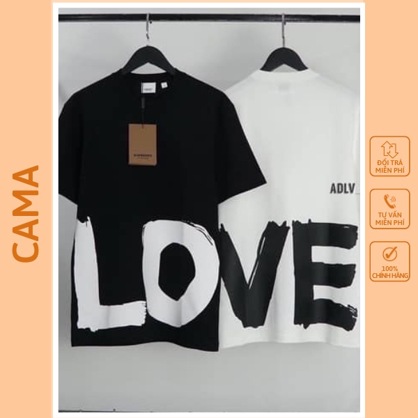 Áo thun nam nữ tay lỡ form rộng chất cotton su in chữ LOVE siêu cute phong cách Hàn Quốc CAMASTORE M516