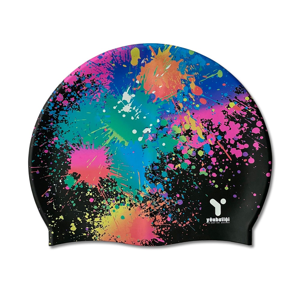 Mũ Bơi Silicone YBL2301 Spray Colors