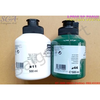 [KM] Acrylic Pebeo Studio High Viscosity bình lớn 500ml