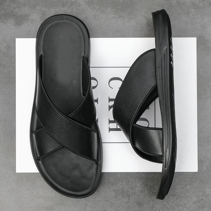 Dép BB Big Size Quai Chéo Thời Trang Cá Tính - Dép Nam Big Size Ngoại Cỡ 44 45 46 47 48