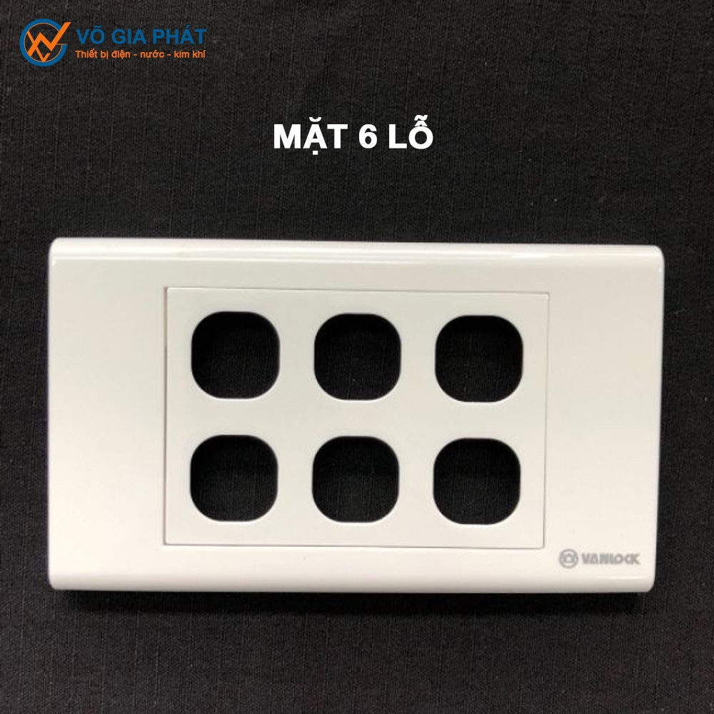 Mặt hạt công tắc Sino - Mặt 1-2-3-4-5-6 lỗ