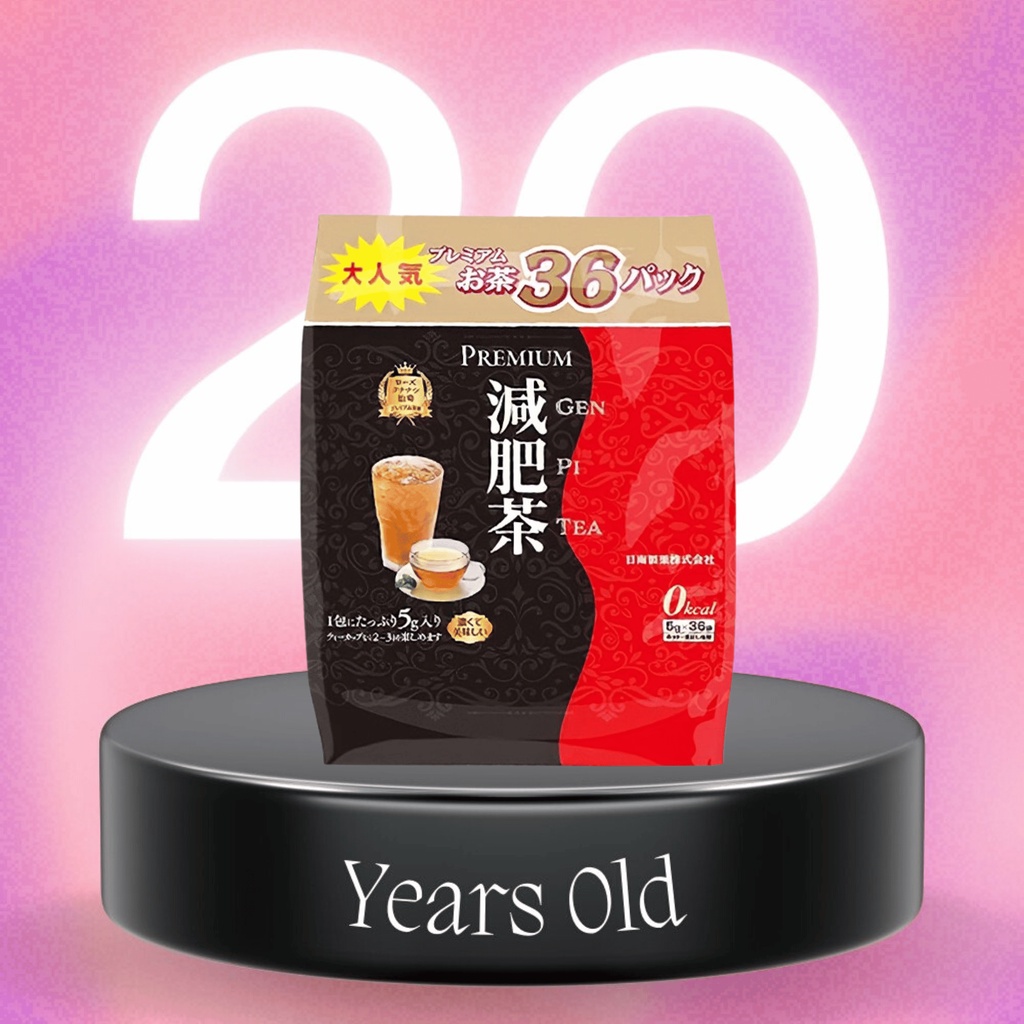 Trà Giảm Cân Premium Genpi Tea HAyari Nhật Bản 36 gói