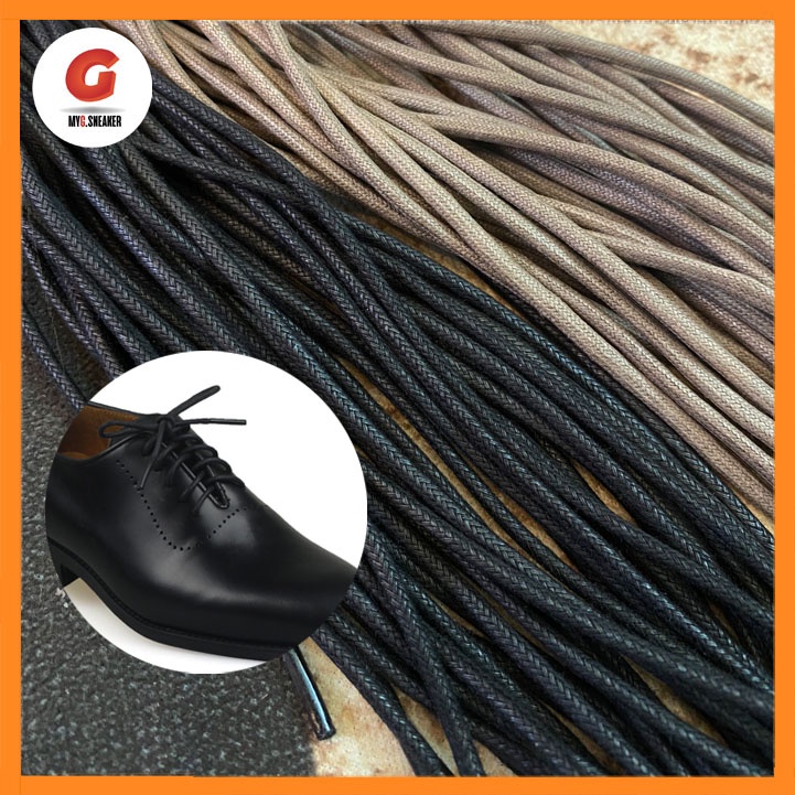 Dây giày sáp bản tròn dài 80cm chống nước
