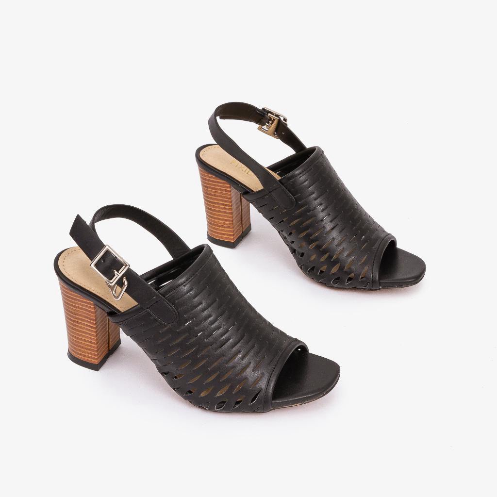 Xả kho Boot Sapo 7cm Đế Vuông Hở Mũi hàng VNXK