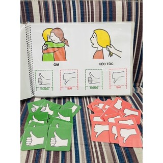Học liệu Hành vi ĐÚNG-SAI  bóc dán