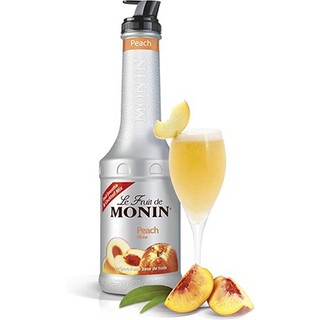 Puree Monin Peach 1L - Nguyên liệu pha chế Cloumart