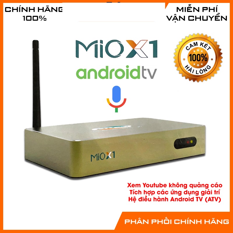 Đầu android tv Viettel Xmio x1 cũ - Xem 200 kênh tv miễn phí và youtube