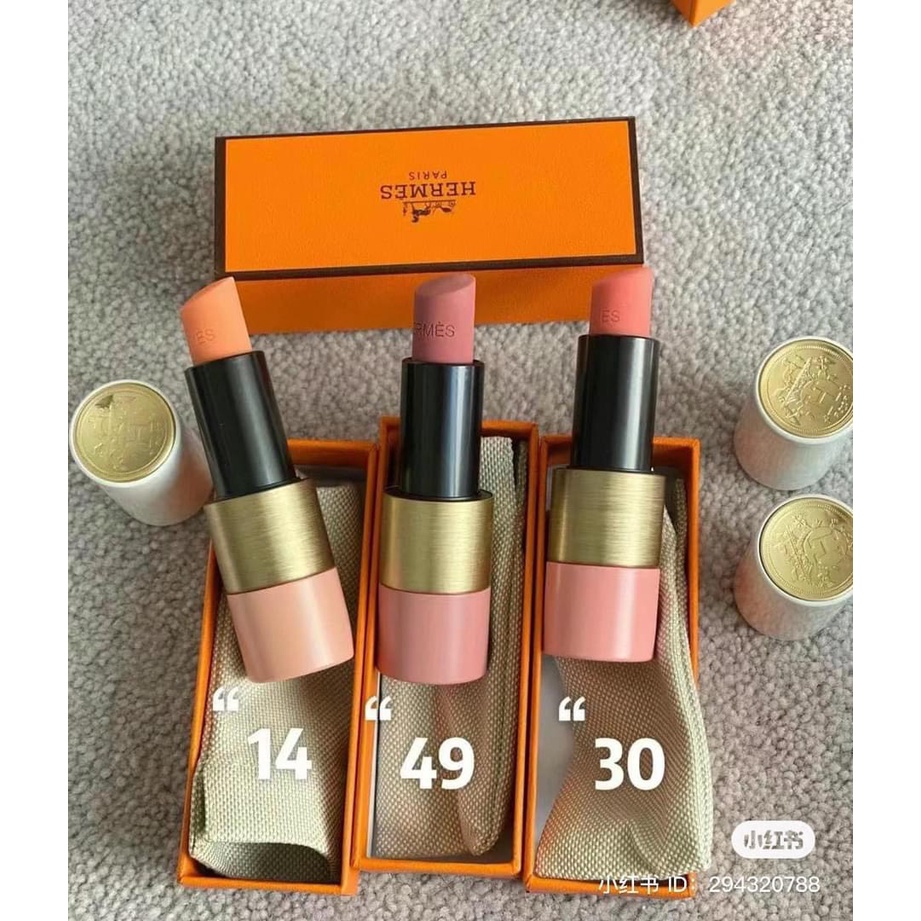 Son Dưỡng Môi HERMES 14 / 30 / 49 Cao Cấp Fullbox