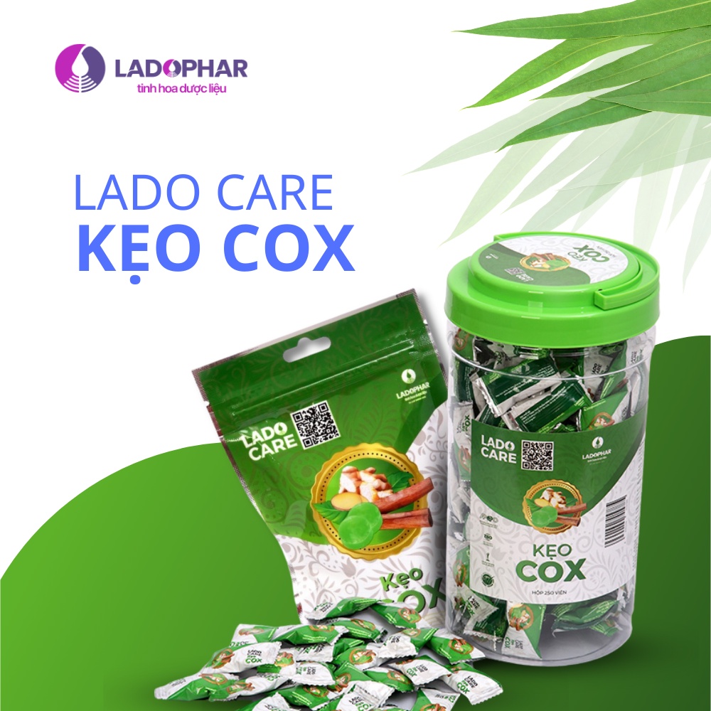 Lado Care Kẹo Cox Ladophar Hộp 250 Viên