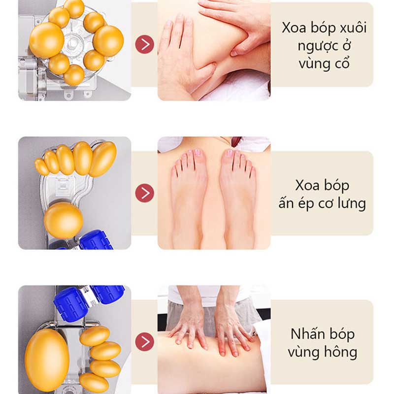 Ghế massage toàn thân, Ghế đệm massage toàn thân rung đa năng, Thiết bị massage vai gáy，thả lỏng cơ thể