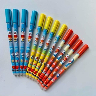 24 Bút gel Doremon mực tím có đầu tẩy