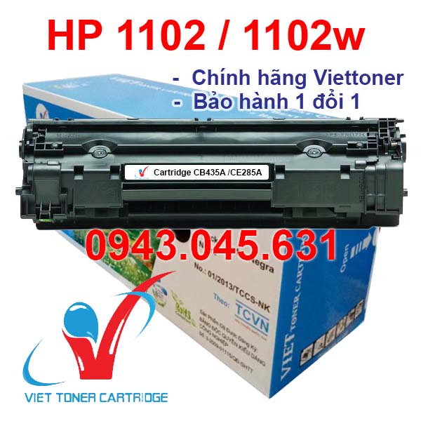 Hộp mực máy in HP 1102 (Có VAT) dùng cho máy HP LaserJet P1005, P1006, P1102, P1102w - Cartridge 35A / 85A mới 100%