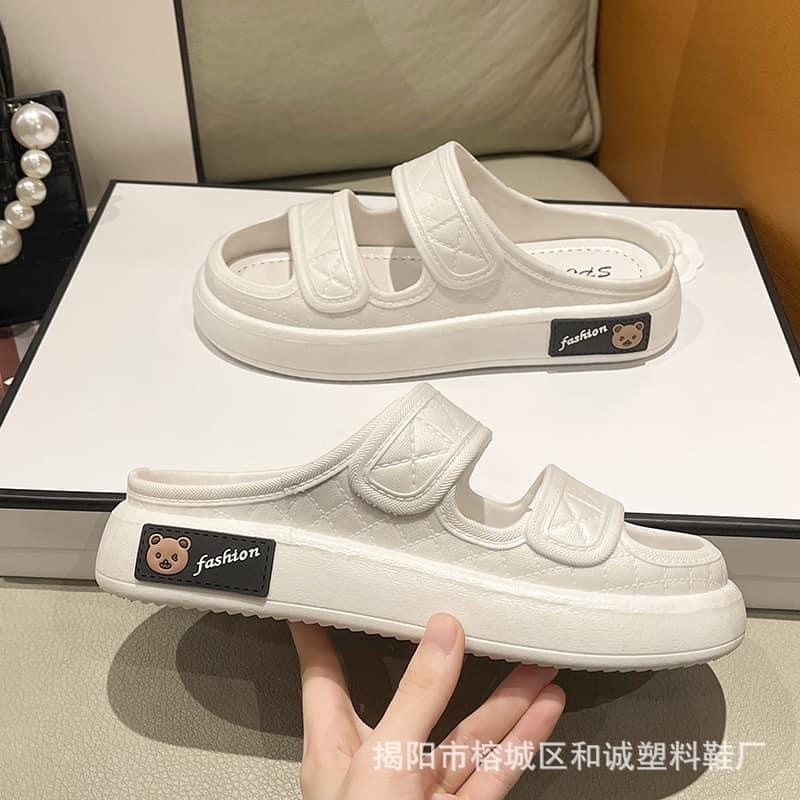 Dép quai ngang 3 màu ôm chân hàng QC Kèm ảnh thật