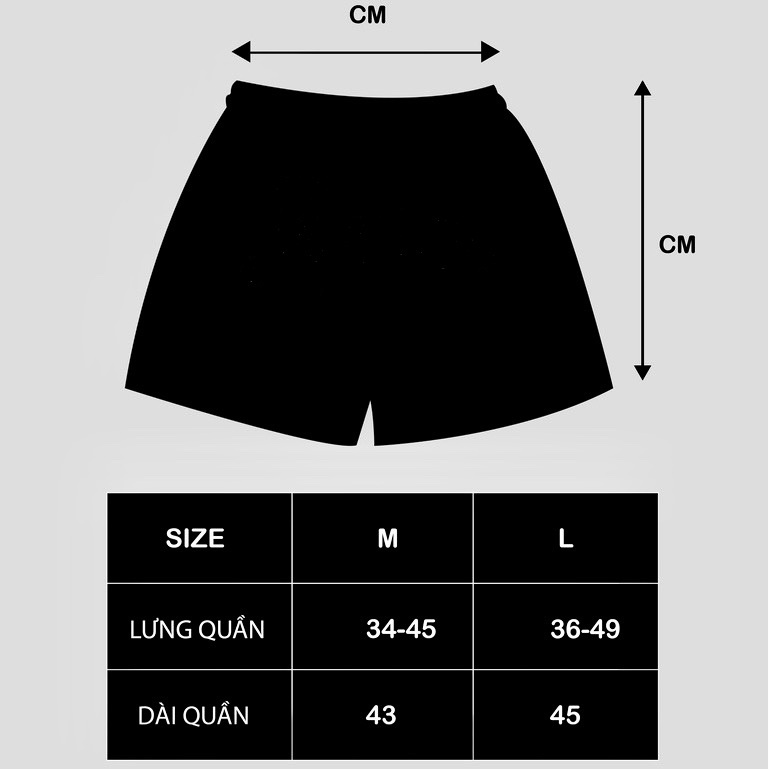 Quần short CaShi nam nữ vải kaki mịn form đẹp, màu đen