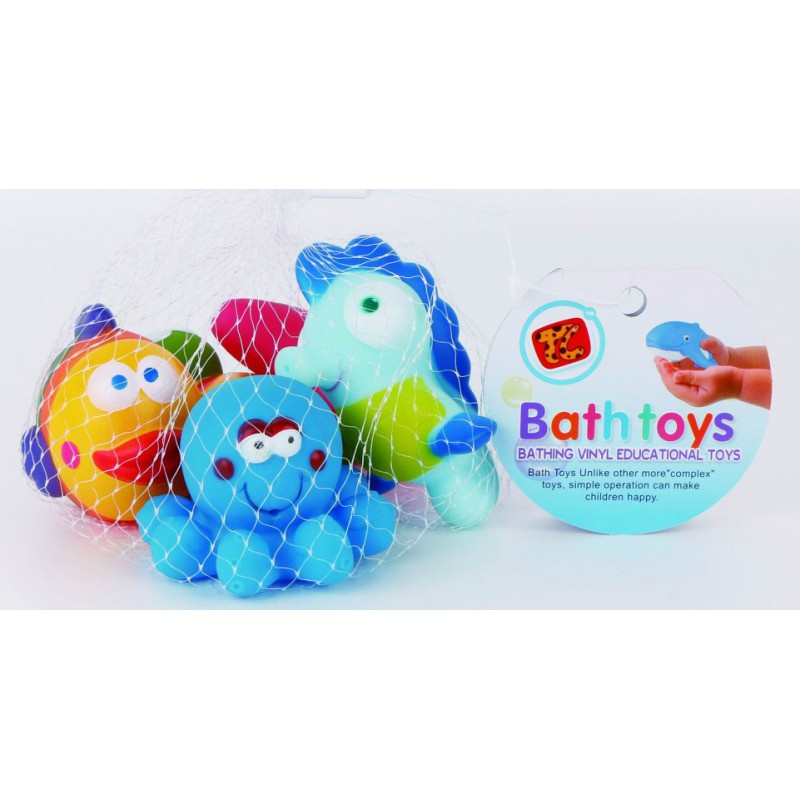 Combo 6 món đồ chơi nhà tắm cho bé tặng kèm hộp Toys House TL8111