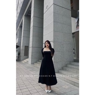 Đầm dài kèm khoác viền 55-90kg