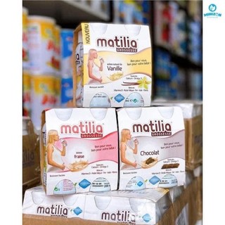 LỐC 4 CHAI SỮA BẦU MATILIA PHÁP CHAI 200ml