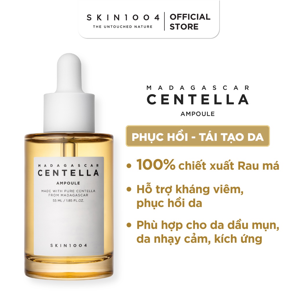 Tinh chất rau má cho da nhạy cảm Skin1004 Madagascar Centella Ampoule 55ml