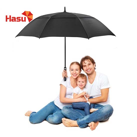Dù che nắng mưa cầm tay chống uv D = 150cm 2 tầng chống lật Hasu Việt Nam