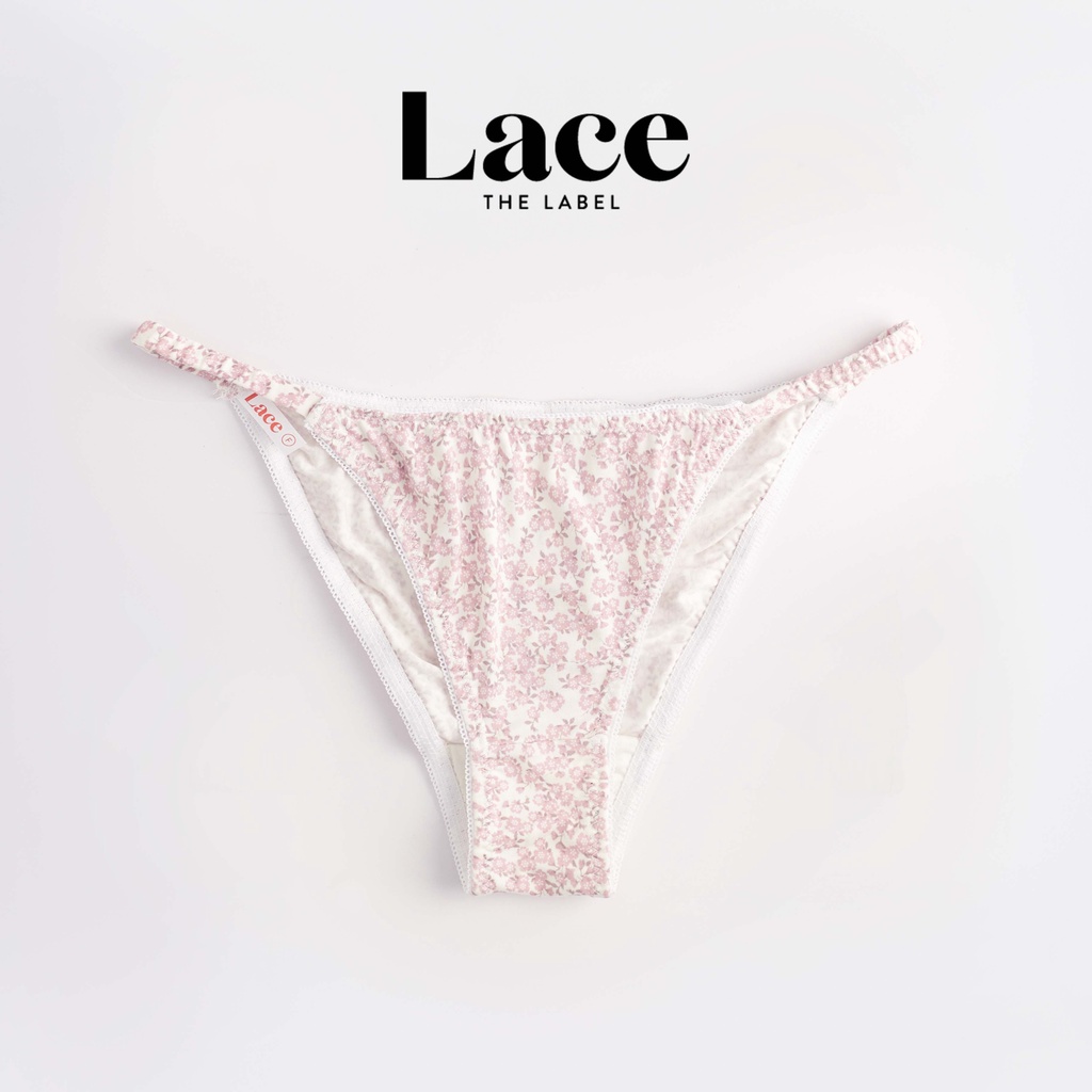 Quần lót String hoa nhí hồng Lace.thelabel