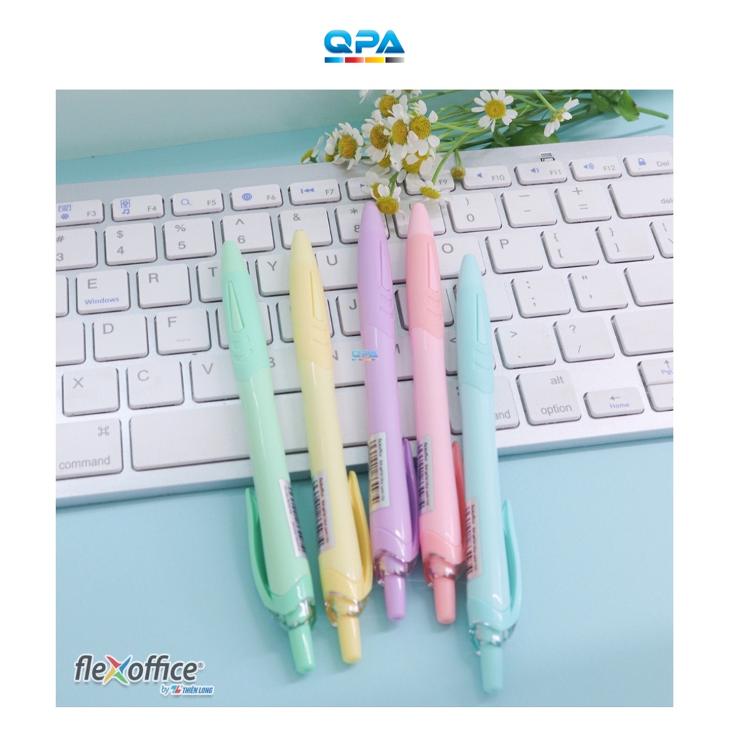 Bút Gel B-015 Thiên Long màu Pastel - mực xanh