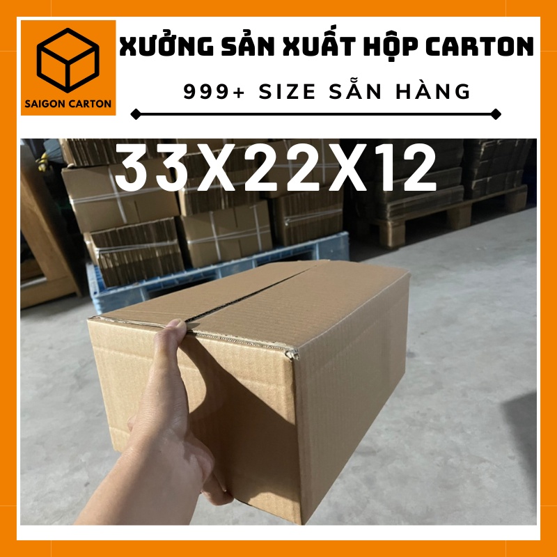 20 Hộp carton 33x22x12