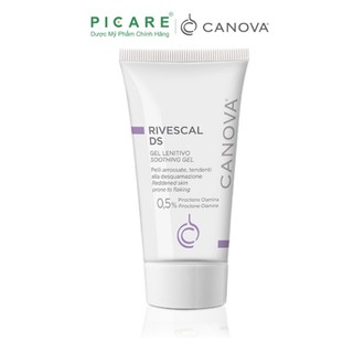  Gel làm dịu da, ngăn ngừa tiết bã nhờn Canova Rivescal DS Soothing Gel 50ml
