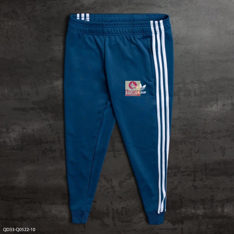 Quần Adidas Jogger thể thao nam nữ xuất dư 3 sọc đen,3 sọc trắng,xanh ngọc,xanh than, xám VNXK xịn