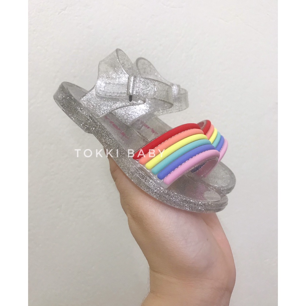 Sandal nhựa thơm hình cầu vồng cho bé SCT002