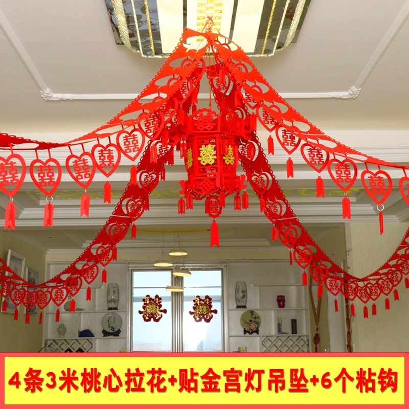 Trang trí tân hôn trần nhà trong ngày đám cưới đám hỏi