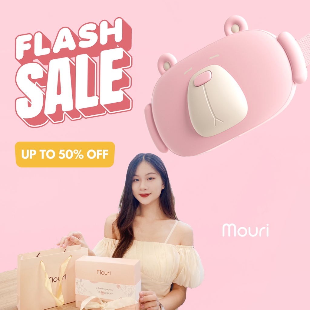 (FREESHIP) MÁY MASSAGE GIẢM ĐAU BỤNG KINH MOURI THƯƠNG HIỆU ĐÀI LOAN M2