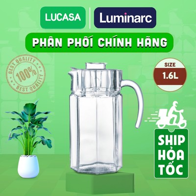 Bình Nước Thủy Tinh Luminarc Octime 1.6L - L2665 | Phân Phối Chính Hãng