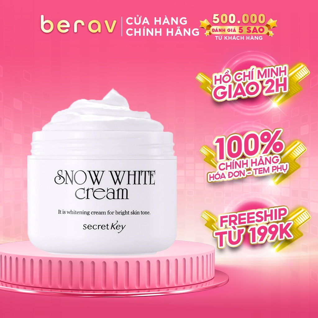 Kem dưỡng trắng da Secret Key Snow White Cream 50gr