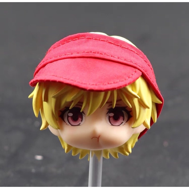 Nón lưỡi trai nửa đầu cho búp bê ob11, nendoll, bjd 1/8