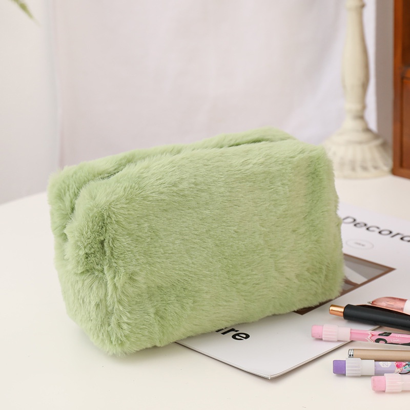 Hộp Bút Lông Gấu Dâu Lotso Siêu Dễ Thương, Túi Đựng Bút Đa Năng Siêu To Họa Tiết Động Vật, Bóp Viết Vải DUHU HBV21