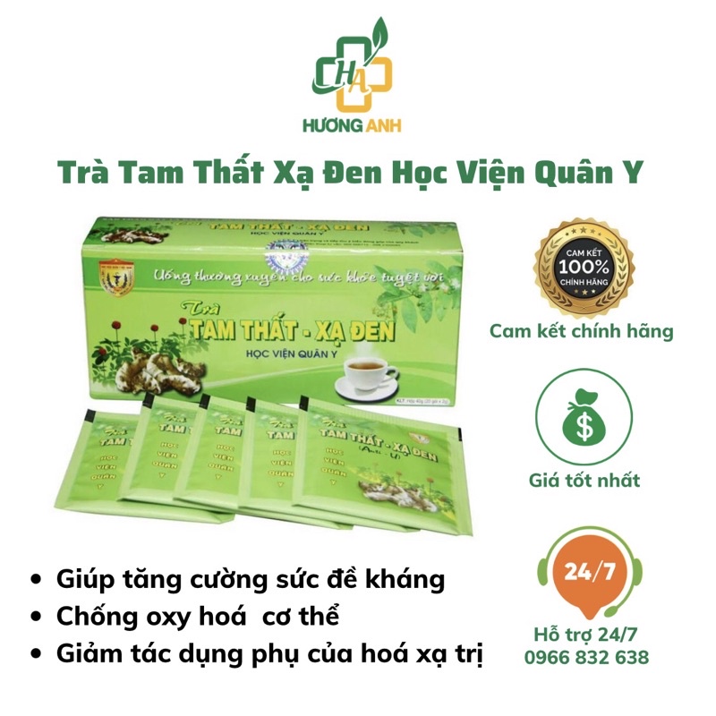 Trà Tam Thất Xạ Đen Chính hãng HVQY