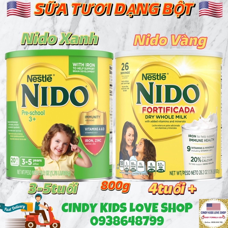Sữa Tươi Nido 800g