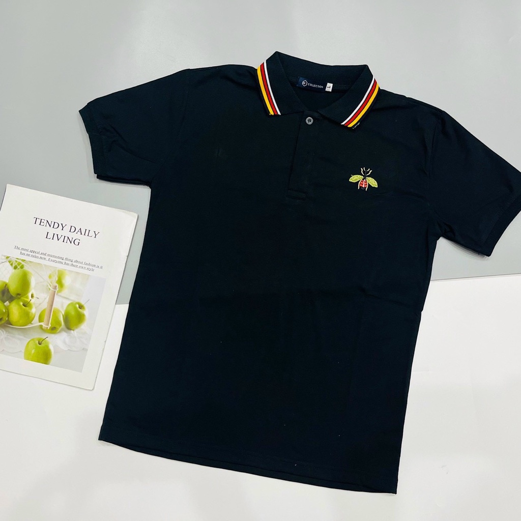 Áo thun nam tay ngắn polo có cổ cao cấp giá rẻ vải cotton co giãn 4 chiều mẫu mới nhất.TRU1 MSP34284