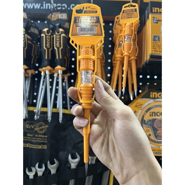 Bút thử điện có đèn INGCO 140mm HSDT1408 Và 190mm HSDT1908