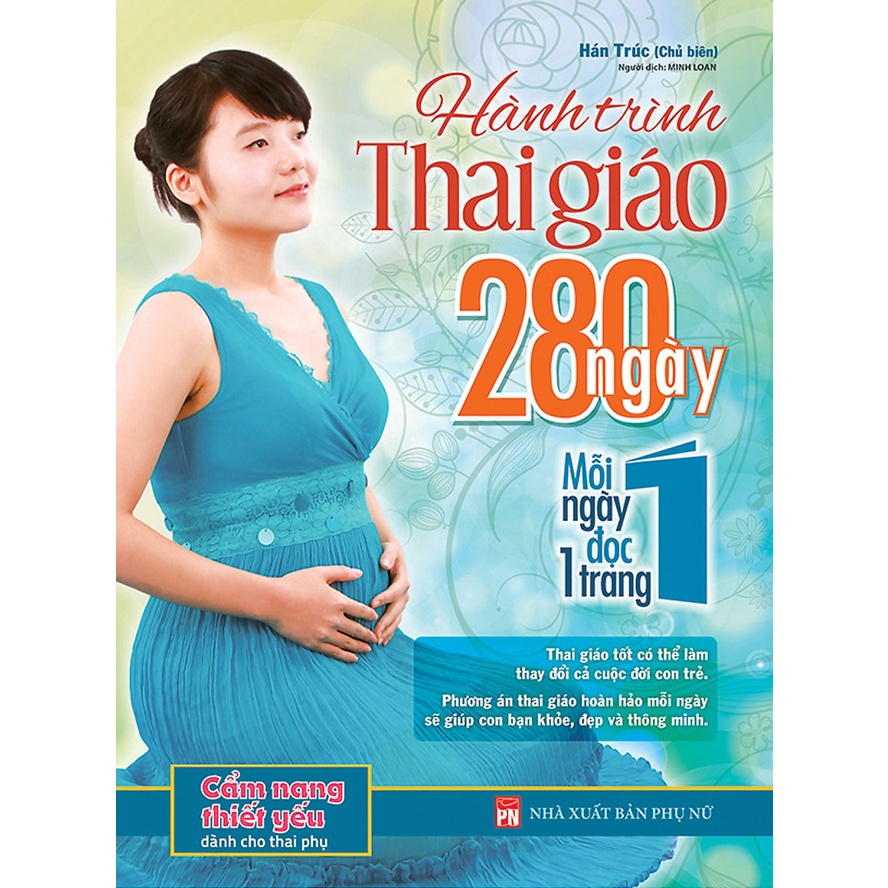 Sách - Hành Trình 280 Ngày Thai Giáo - Mỗi Ngày Đọc Một Trang