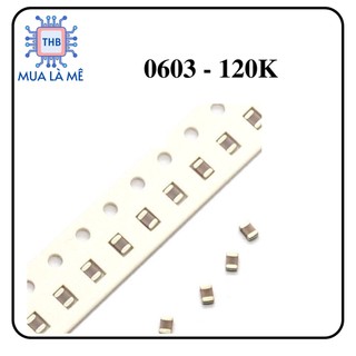 Điện trở dán 0603-120k 1%