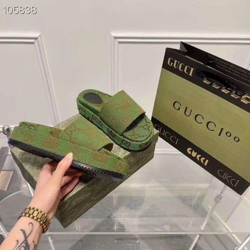 Dép lê nữ GC đế bánh mỳ 5p- Hàng QC cao cấp fullbox