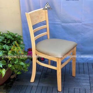 Ghế Gỗ Ghế Ăn Cabin Mặt Gỗ Bọc Nệm Giá Xưởng - Chuẩn Bị Hàng Trong 24h | Nội Thất Anh Hoàng