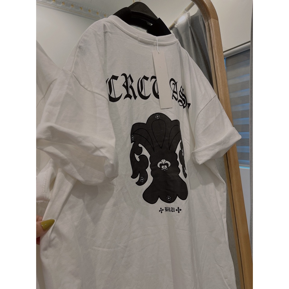 Áo Phông Nam Nữ Họa Tiết Hình Lưng Chất Đẹp Co Dãn Dáng Rộng Hàn Quốc