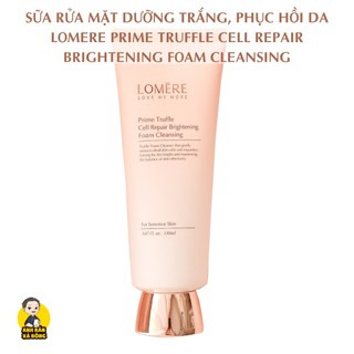 Sữa rửa mặt dưỡng trắng và phục hồi da chiết xuất từ nấm cục LOMERE Truffle Foam Cleansing 150ml