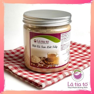 Bột củ sen lứt sấy 300gr - lá tía tô