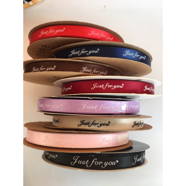 Ruy băng in chữ loại 1cm