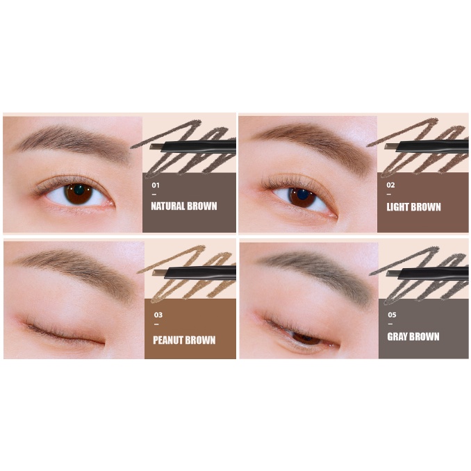Trang Điểm Chân Mày CLIO Kill Brow Auto Hard Brow Pencil 0.31g