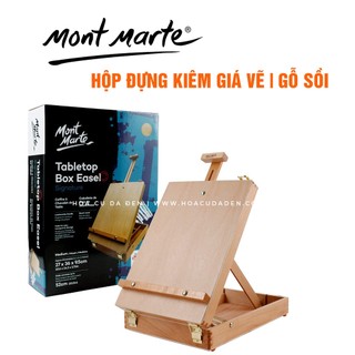 Hộp đựng kiêm giá vẽ mont marte | gỗ sồi